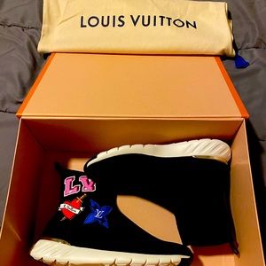 Louis Vuitton sock sneakers, size 8 in the American, European size 39